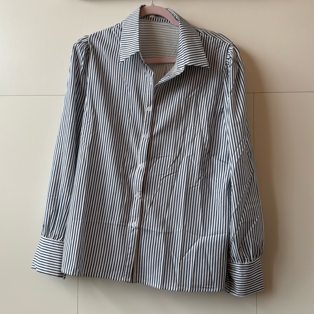 Pinned stripe Blouse